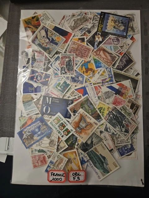 LOT DE 90 timbres petits formats de FRANCE tous différents EUR 1,00