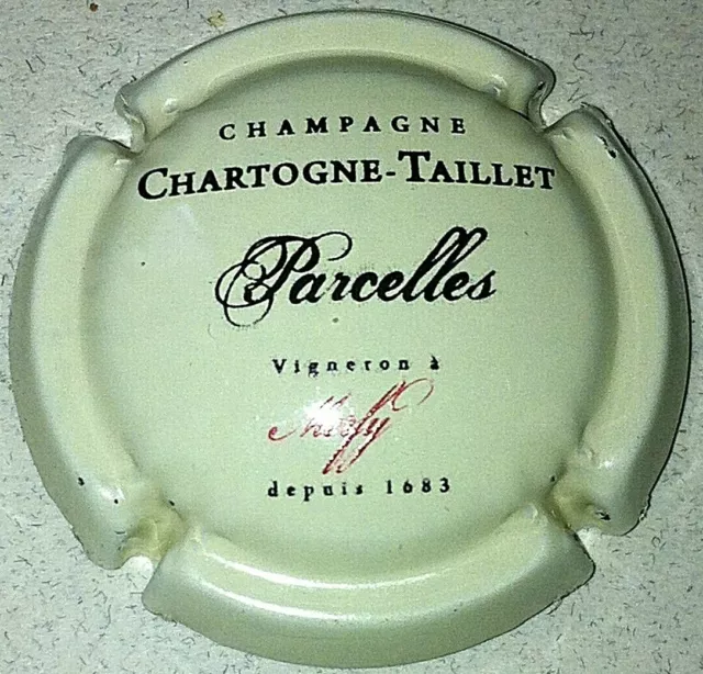 Capsule de champagne CHARTOGNE-TAILLET (24. parcelles crème)