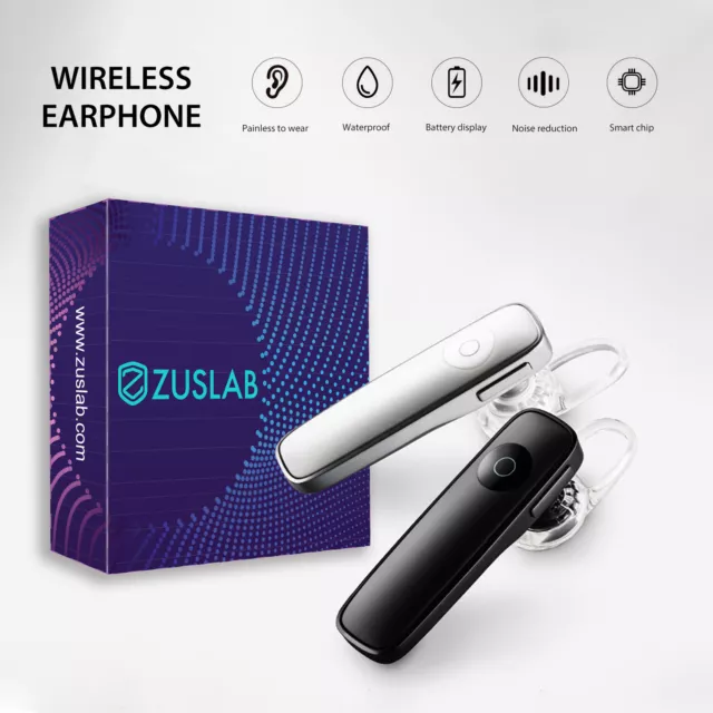 Sweatproof Wireless Bluetooth Earphones Headphones Sport Gym for iPhone iPad