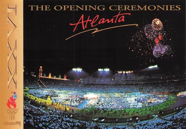 1996 Olympic Games Atlanta, original postcard.