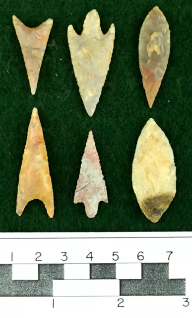 Awesome Group of High Grade Arrowheads  * Saharan Neolithic * Authentic *