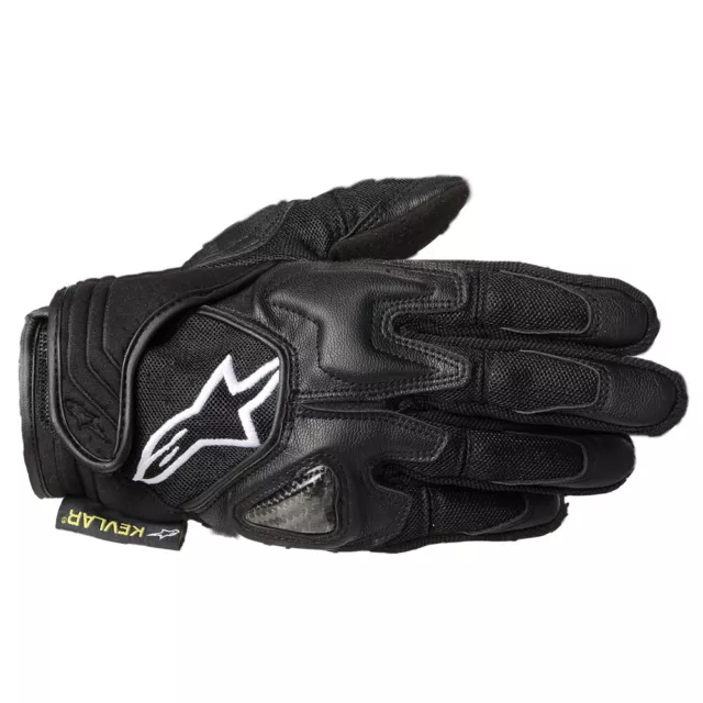 Alpinestars Scheme Sport kurze Motorrad leichte Handschuhe schwarz - T