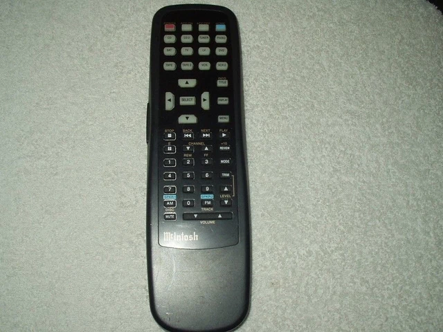 OEM MCINTOSH REMOTE Control Transmitter #Hr044 Missing Battery 
