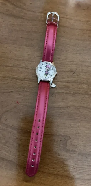 Disney Accutime Minnie Mouse MN1289BL Watch Pink Band