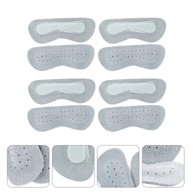 4 pares de talón alto cojín talón protector tacón trasero inserto