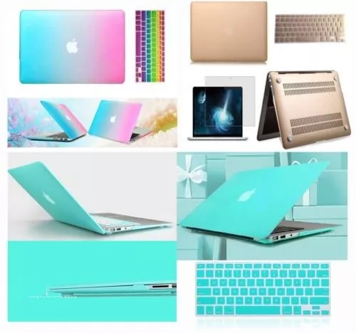 Gold & Tiffany Blue Mac Case Keyboard Cover For Macbook Air Pro Retina 11 12 13"