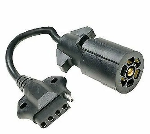 SEACHOICE 7 Weg Rund Zu 5 Weg Flach Anhänger Adapter 8 IN Draht 590-1007