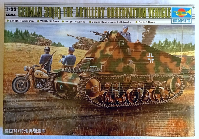 Maquette 1/35 Trumpeter 00355 German 38(H) artillery observation vehicle - Modélisme
