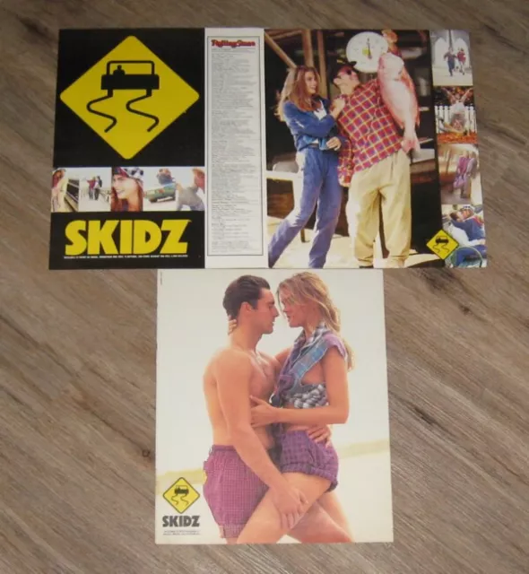 SKIDZ Clothing Wear ADs original FULL PAGED magazine pages PHOTO advertisements