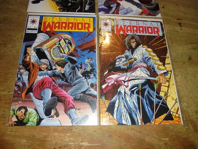 Eternal Warrior (1992) Valiant Comic Lot Issues # 1 2 3 and 4  1st Bloodshot VG+ 3