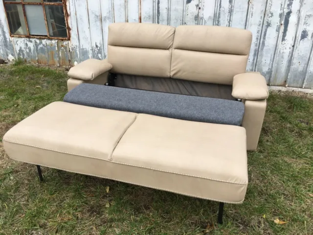 Flexsteel 73 Tan Sofa Ft Bed With Air