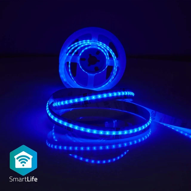 SmartLife LED-Streifen Wi-Fi RGB / Warm bis kühlen weiß COB 2.00 m IP20 2700 - 6