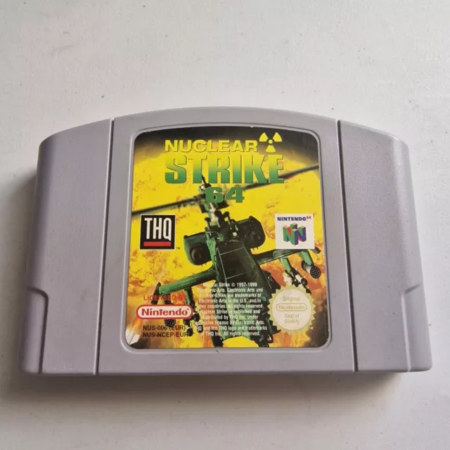 Nintendo N64 game Nuclear Strike 64