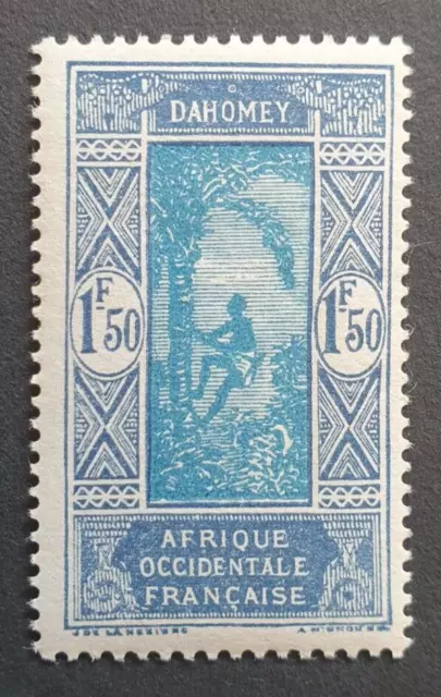 1930 Dahomey France  Palmtree 1F50 Yvert 95 Vf Mnh
