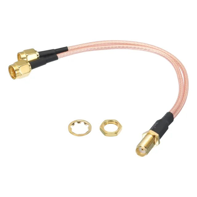 RG316 Coaxial Cables SMA Splitter Cable SMA Female to Dual SMA Male 0.5FT 1Pcs