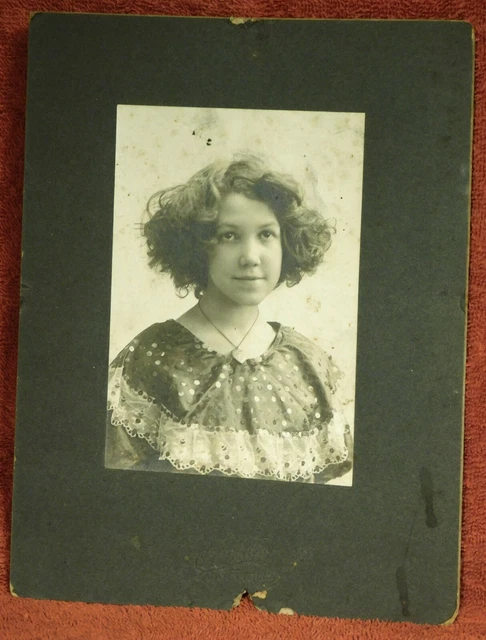 Antique Circus Cabinet Card Photograph Fantastic LaDellas Tumbler Acrobat Sister