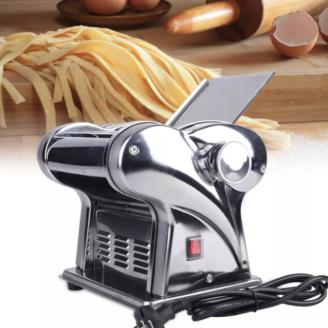 Electric Pasta Maker Household Noodle Machine for Homemade 2.5mm Noodle  Linguine Dumpling Wonton Skin, Press 0.3-4mm Thick 14cm Wide Dough Output