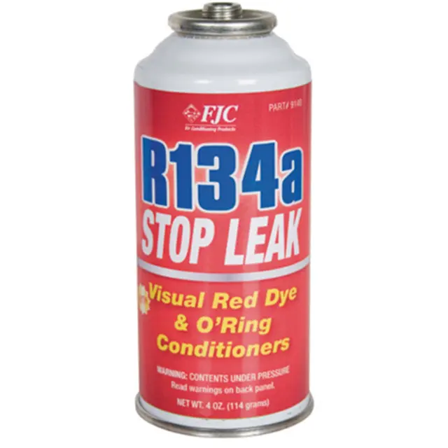 R134a Stop Leak w/ Red Leak Detection Dye FJC 9140