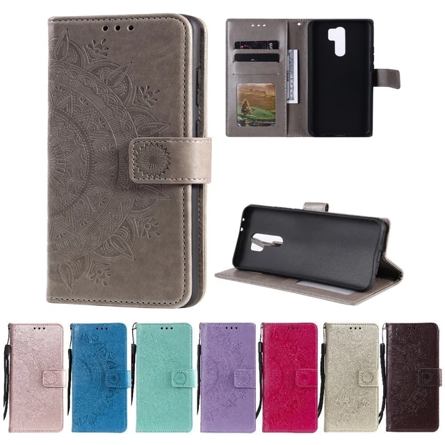 Housse téléphone Portable pour Xiaomi Redmi 9 Protection Étui à rabat Coque