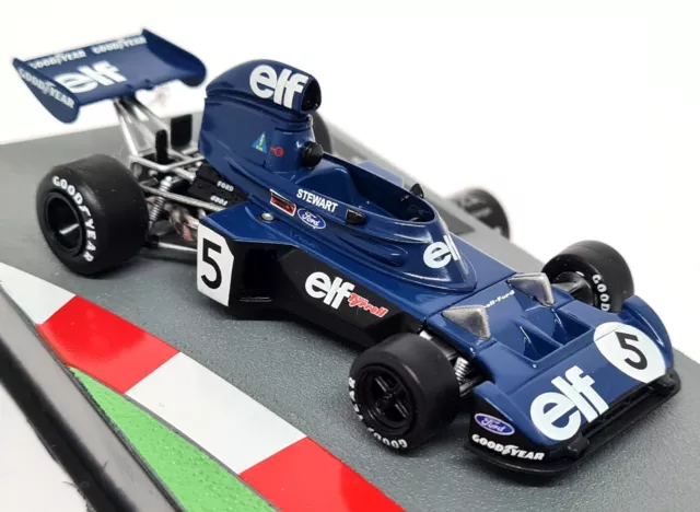 Atlas 1/43 - Tyrrell 006 1973 Jackie Stewart #5 Diecast Model F1 Car