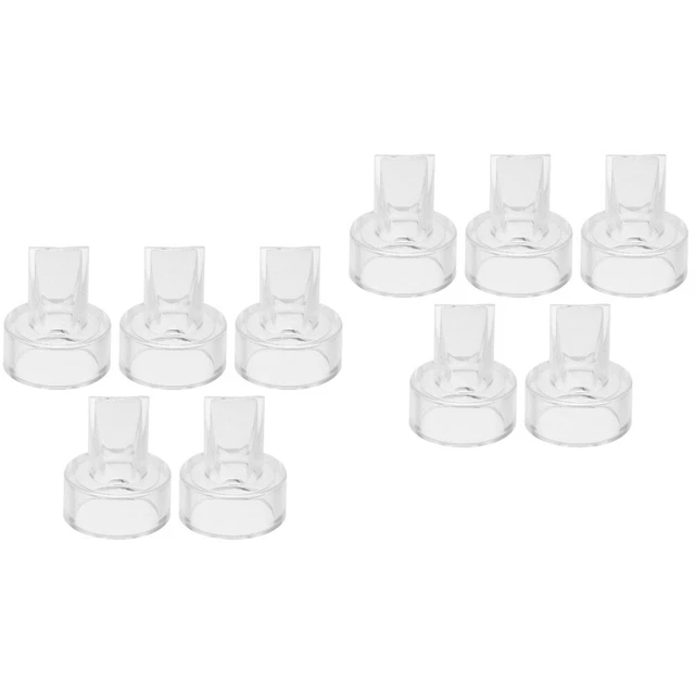 10 piezas de válvula de pico de pato sin retorno extractor de senos apéndice bebé