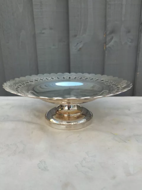 Vintage very rare Arthur Price of England plate bowl silver plated