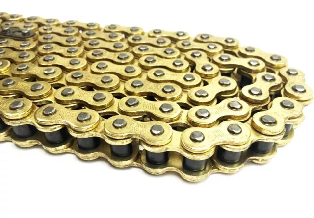 Motorcycle Drive Chain 520-114 Links Gold