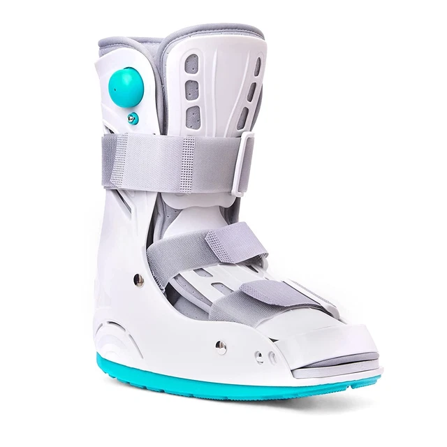 Bota corta para fractura Air Walker tamaño mediano médica inflable pie para caminar tobillo