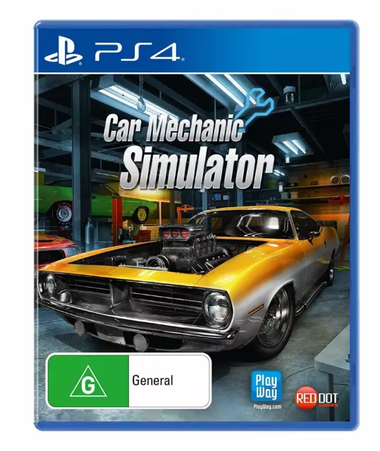 Car Mechanic Simulator Sony PS4 Playstation 4 Car Workshop Test Drive Sim Game