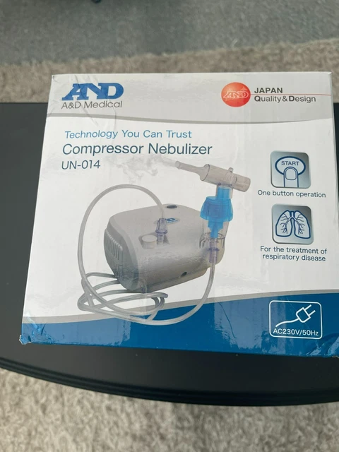 A&D Medical Compact Compressor Sprayer Inhaler Atomizer  UN-014