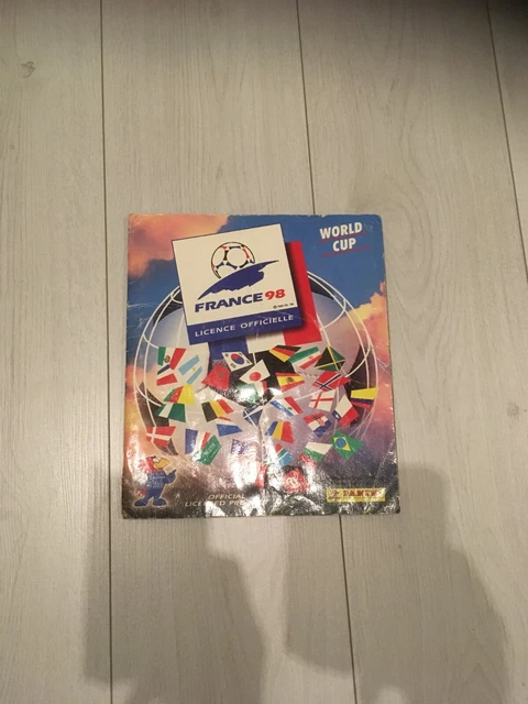 Pack De Cartes Panini Coupe Du Monde 1998 - 6 Cartes Papier Aluminium Scellées En Usine, édition Rare