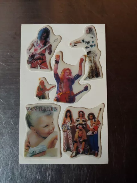 Vintage Van Halen 1984 Puffy Stickers