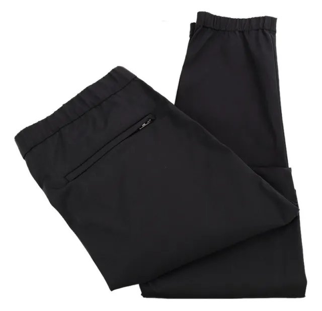 THEORY Mens Black TERRANCE Neoteric Slim Fit Mid Rise Jogger Pant LARGE NWT