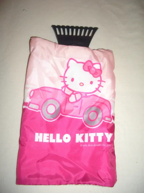 Auto Eiskratzer Eisschaber Hello Kitty Rosa Pink mit Handschuh mit