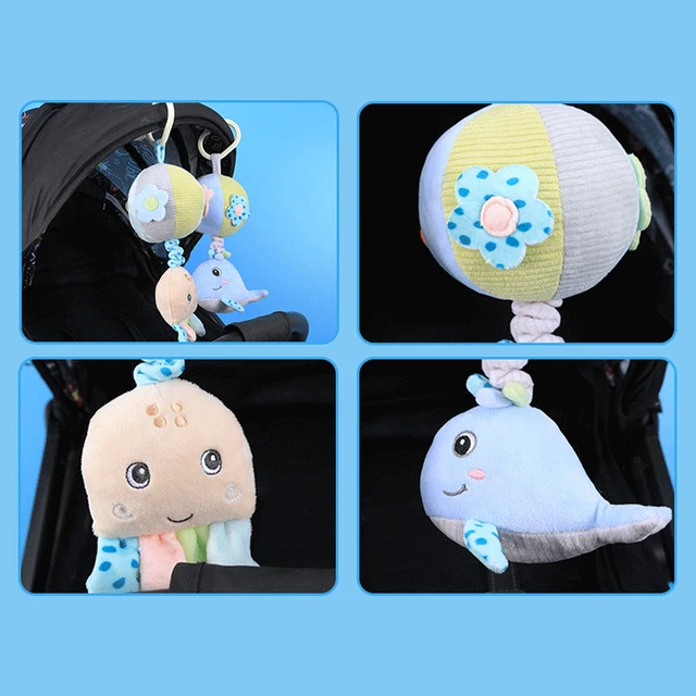 Baby Stroller Plush Toy Cute Lightweight Portable Hanging Stuffed Animal Plush R