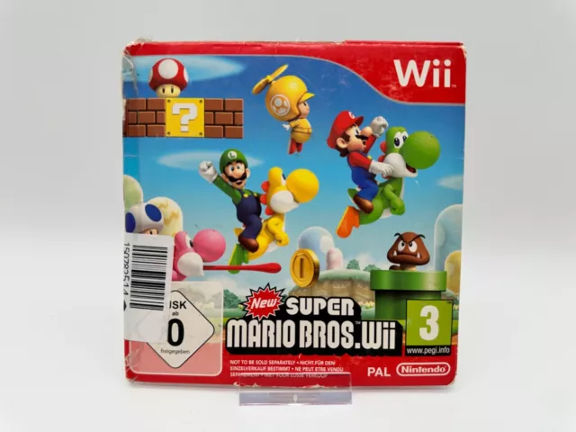 New Super Mario Bros. Wii - Nintendo Wii 2009 - OVP Papphülle