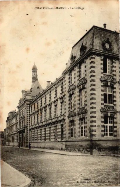 CPA CHALONS-sur-MARNE - Le College (741818)