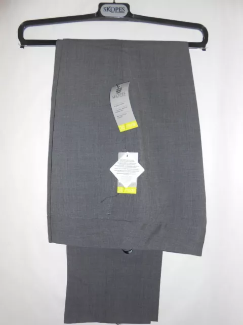 New SKOPES Carla Womens Formal Work Office Trousers GREY Size 10R