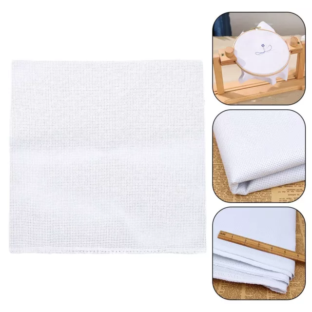 Versatile DIY Handcrafts made Easy 20x20cm 14ct Cross Stitch Fabric Canvas