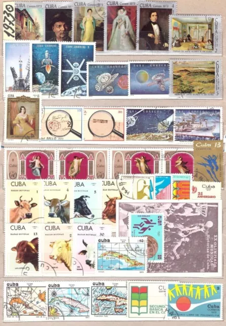 Lateinamerika. Havanna. Briefmarkenparty 1973. Alle Briefmarken gestempelt, in g