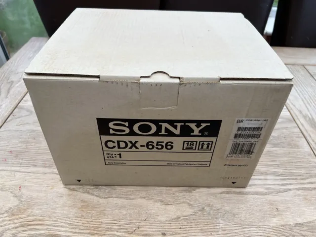 Sony CDX-656 10 Disc Changer CD Multi Changer Boxed Instructions 90s BNIB