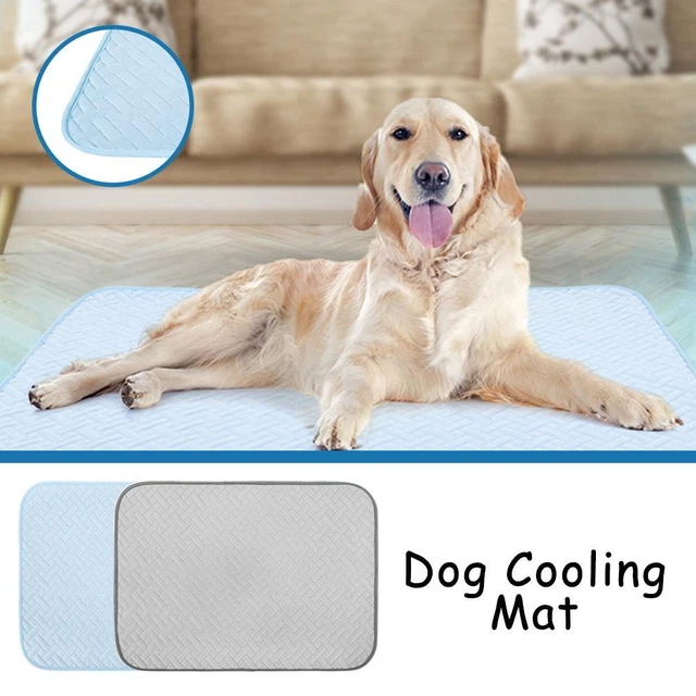 DOG COOLING MAT Pad Dog Mat Cooling Summer Pad Pet Products Cool Bed ...