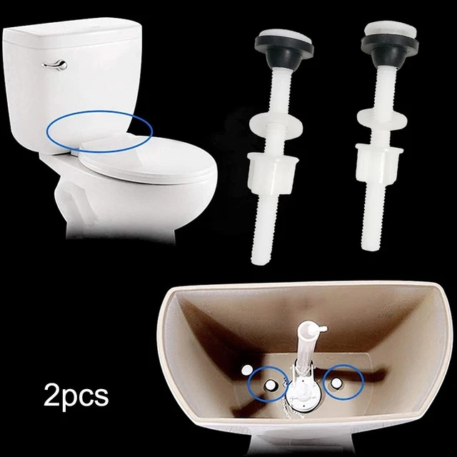 Facile da installare 2 bulloni e dadi WC facili da installare rapidamente e senza sforzo per il montaggio