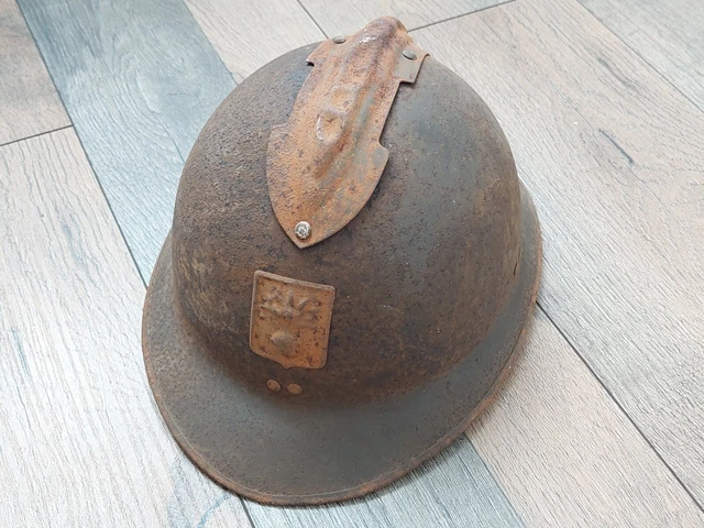 Ancien WW2 casque Adrian France modèle 1926 | 1ère guerre mondiale 14-18