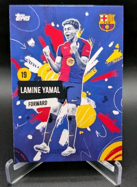 LAMINE YAMAL ROOKIE Card Fc Barcelona Team Set 2023-24 Topps Relic Card
