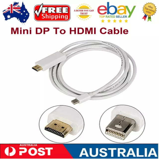 Mini Display Port DP to HDMI Male Cable Cord For PC Cable Adapter