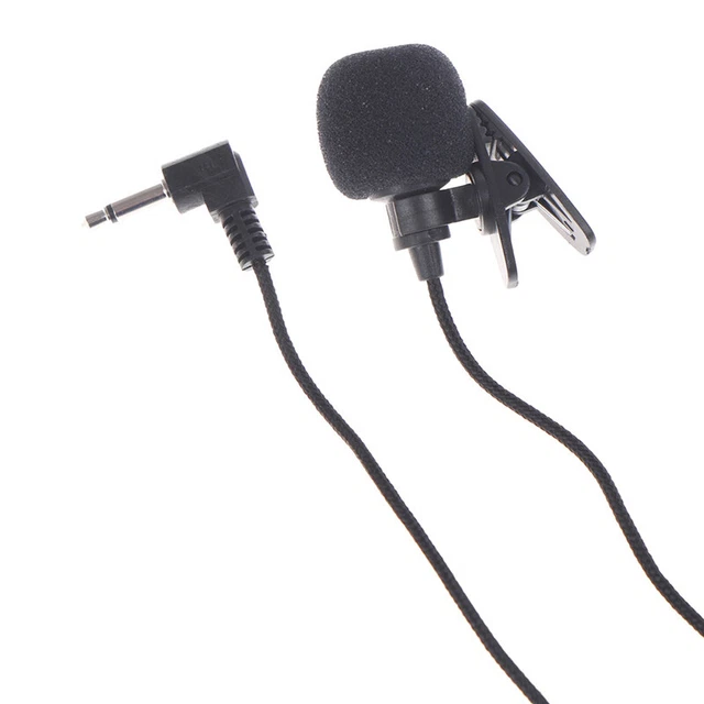 MINI MIC MICROPHONE Case for SmartPhone Recording PC Clipon Lapel
