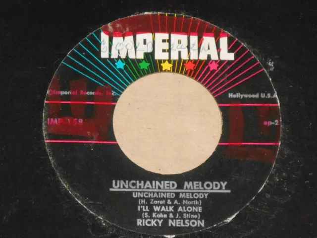 RICKY NELSON -Unchained Melody- 7" EP 45