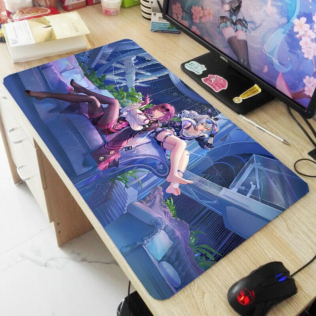 honkai: star rail kafka Anime Cosplay Desk Mat Mouse Pad Oversize Mat 40X70cm F3
