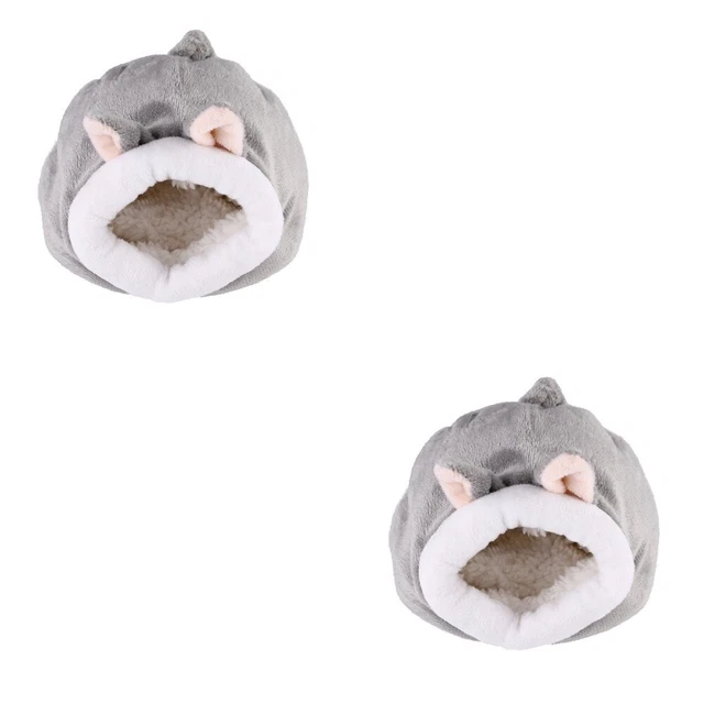 Set 2 Hamster House Winter Bedding Bedding Guinea Pigs Small Animals